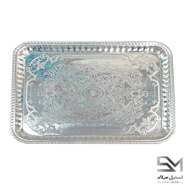 سینی طرح دار مستطیل سایز 6