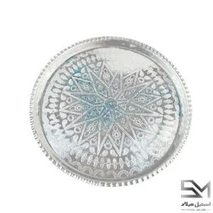 سینی طرح‌دار گرد سایز 4