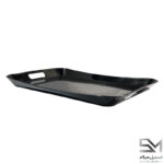 سینی پلی‌پروپیلن 24x35 طرح سوئدی مشکی